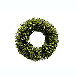 Bee & Willow™ Home 23-Inch Faux Boxwood LED Wreath