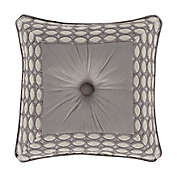 J. Queen New York&trade; Belvedere Embellished Square Throw Pillow in Silver