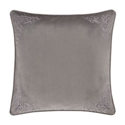 J. Queen New York&trade; Belvedere European Pillow Sham in Silver