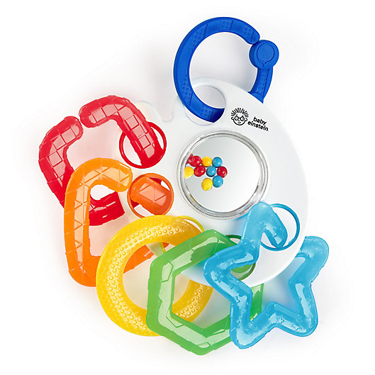 Alternate image 1 for Baby Einstein™ Shake, Rattle & Soothe™ Teether Links Ring Toy