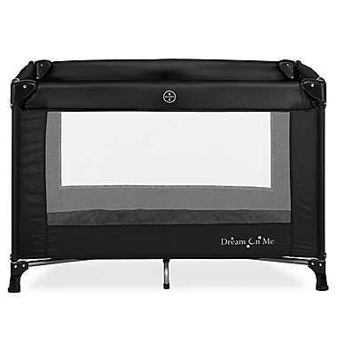 Dream On Me Nest Portable Playard in Black. View a larger version of this product image.