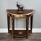 Alternate image 2 for Butler Specialty Company Ranthor Demilune Console Table in Dark Brown