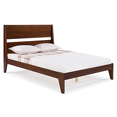 Forest Gate&trade; Queen Solid Wood Platform Bed in Walnut. View a larger version of this product image.