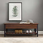 Alternate image 1 for Forest Gate&trade; Blanch Open-Top Storage Bench in Walnut
