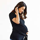 Alternate image 1 for Moby&reg; Wrap Bump &amp; Beyond T-Shirt Baby Carrier in Black