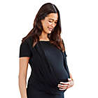 Alternate image 2 for Moby&reg; Wrap Bump &amp; Beyond T-Shirt Baby Carrier in Black