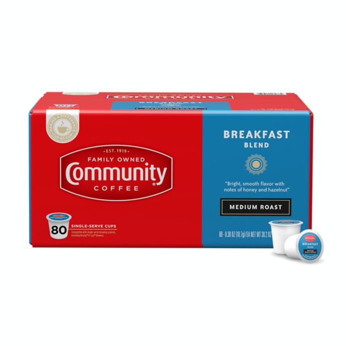 Community Coffee® Breakfast Blend Coffee Pods for Single Serve Coffee