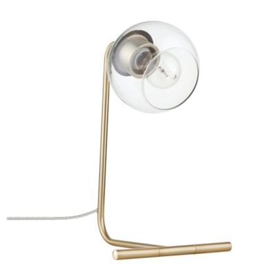 Globe Electric Novogratz Globe Mason Desk Lamp in Matte Brass