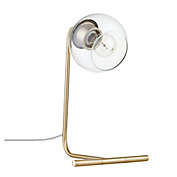 The Novogratz Mason 15-Inch Lamp in Matte Brass