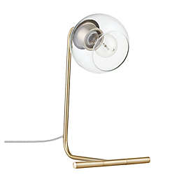 The Novogratz Mason 15-Inch Lamp in Matte Brass