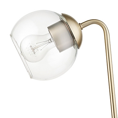 The Novogratz Mason 15-Inch Lamp in Matte Brass. View a larger version of this product image.
