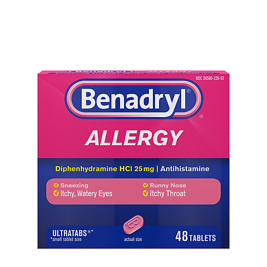 Alternate image 1 for Benadryl 48-Count Allergy Ultratab Tablets