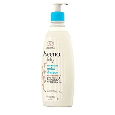 Aveeno&reg; 18 oz. Baby Wash &amp; Shampoo. View a larger version of this product image.