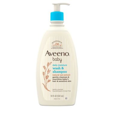 Aveeno&reg; 18 oz. Baby Wash &amp; Shampoo. View a larger version of this product image.