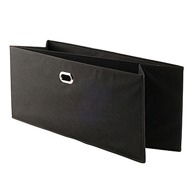 Winsome Trading Folding Storage Basket in Black (Set of 3). View a larger version of this product image.