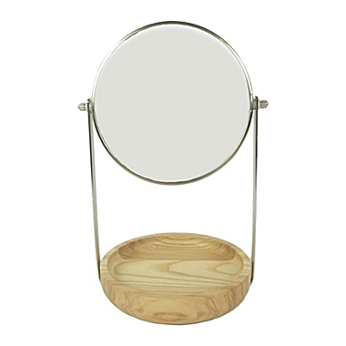 Haven&trade; Eulo Double-Sided Vanity Mirror in Ash Wood. View a larger version of this product image.