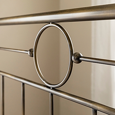 Forest Gate&trade; King Metal Pipe Bed in Bronze. View a larger version of this product image.
