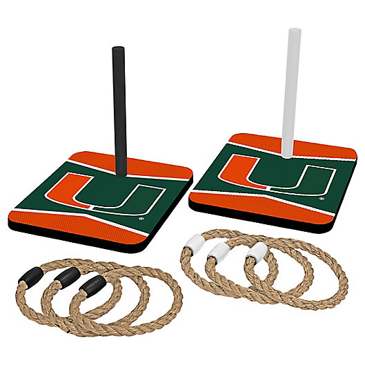 Miami Hurricanes Quoits Ring Toss, Miami Hurricanes Shower Curtain