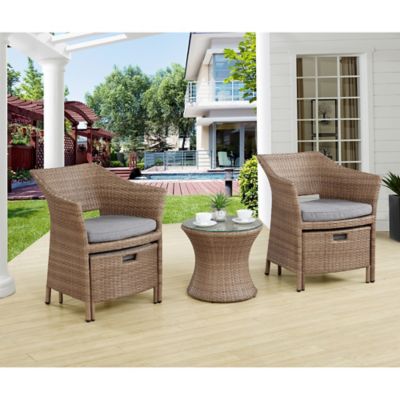 Wicker Chair And Ottoman Bed Bath Beyond