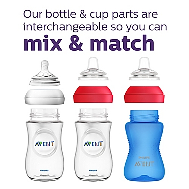 Philips Avent My Grippy Spout Cups in Blue/Green (2-Pack). View a larger version of this product image.