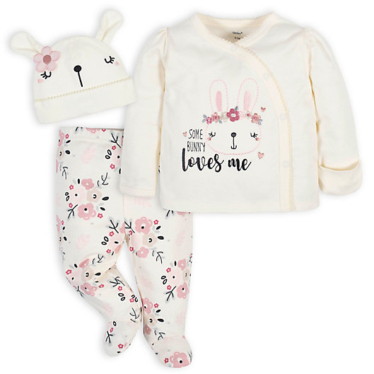 Alternate image 1 for Gerber® 3-Piece Flowers Take Me Home Set in Pink