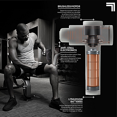 Sharper Image&reg; Powerboost Deep Tissue Massager. View a larger version of this product image.