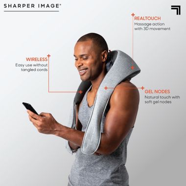 Sharper Image&reg; Realtouch Warm Shiatsu Massager. View a larger version of this product image.