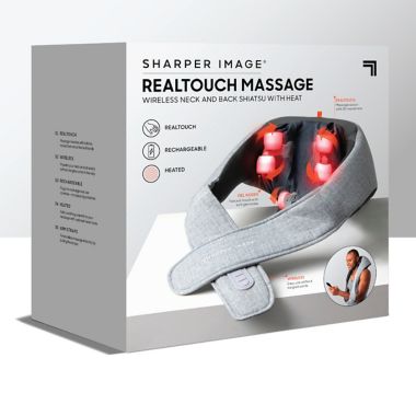 Sharper Image&reg; Realtouch Warm Shiatsu Massager. View a larger version of this product image.