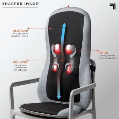 Sharper Image&reg; BodyScan Seat Topper. View a larger version of this product image.