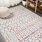 Alternate image 3 for JONATHAN Y Moroccan HYPE Boho Diamond 3&#39; x 5&#39; Area Rug in Ivory/Multi