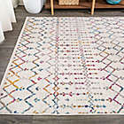 Alternate image 4 for JONATHAN Y Moroccan HYPE Boho Diamond 3&#39; x 5&#39; Area Rug in Ivory/Multi