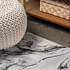 Alternate image 6 for JONATHAN Y Swirl Marbled Abstract Rug in Grey/Black