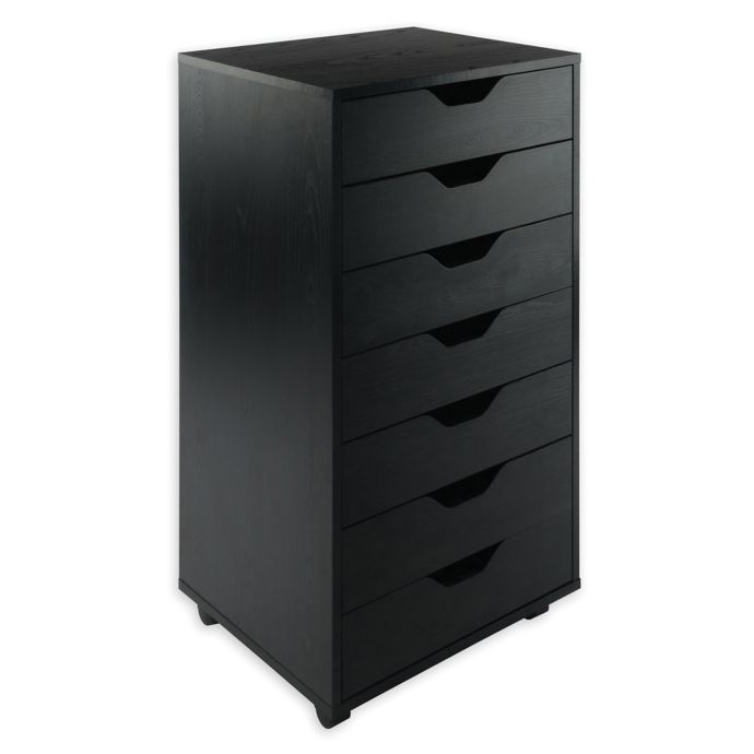 Winsome Trading Halifax 7Drawer Storage Bed Bath and Beyond