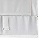 Alternate image 7 for Madison Park&reg; Galen Basketweave Room Darkening 31-Inch x 64-Inch Cordless Roman Shade in White