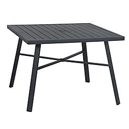 W Home™ Stonington 4 Person Square All-Weather Steel Patio Dining Table
