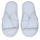 Alternate image 0 for Haven&trade; Large Criss Cross Bath Slippers in Bright White