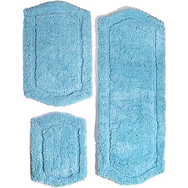 Chesapeake Paradise Bath Rug Set in Spa Blue (Set of 3). View a larger version of this product image.
