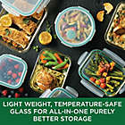 Alternate image 5 for Lock &amp; Lock Purely Better 10-Piece Assorted Clear Glass Food Storage Container Set