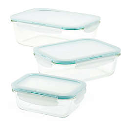 Lock N" Lock Purely Better Glass 6-Piece Food Container Set