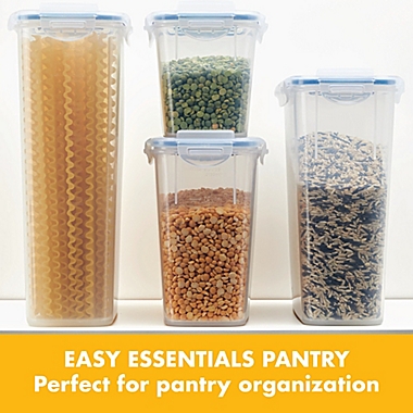 Lock N&#39; Lock Easy Essentials 8-Piece Pantry Food Container Set. View a larger version of this product image.