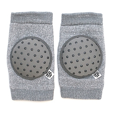 Bella Tunno&trade; Happy Knees Crawler Kneepads in Heathered Grey. View a larger version of this product image.