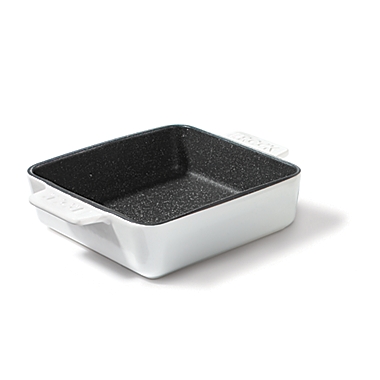 Starfrit he Rock&trade; 9-Inch Square Ceramic Dish in White. View a larger version of this product image.