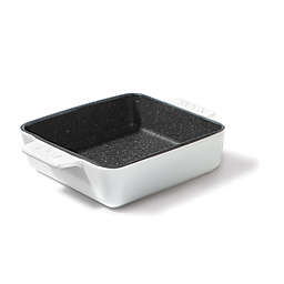 Starfrit he Rock™ 9-Inch Square Ceramic Dish in White