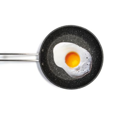 Starfrit the Rock Nonstick 6.5-Inch Aluminum Personal Fry Pan with Wire Handle in Red. View a larger version of this product image.