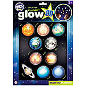 The Original Glowstars&reg; 10-Piece 3D Glow-in-the-Dark Planets Stickers