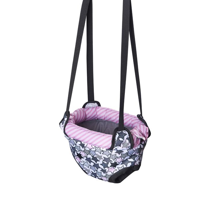 evenflo exersaucer door jumper pink bumbly