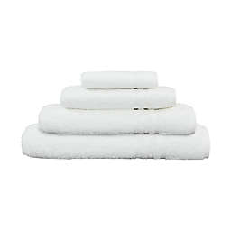 Linum Home Textiles Denzi 4-Piece Turkish Cotton Bath Towel Set in White