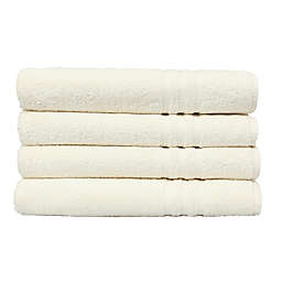 Linum Home Textiles Denzi Turkish Cotton 4-Piece  Bath Towel Set in Cream