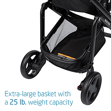 Maxi-Cosi&reg; Tayla&trade; Single Stroller in Black. View a larger version of this product image.