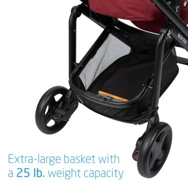 Maxi-Cosi&reg; Tayla&trade; Single Stroller in Red. View a larger version of this product image.